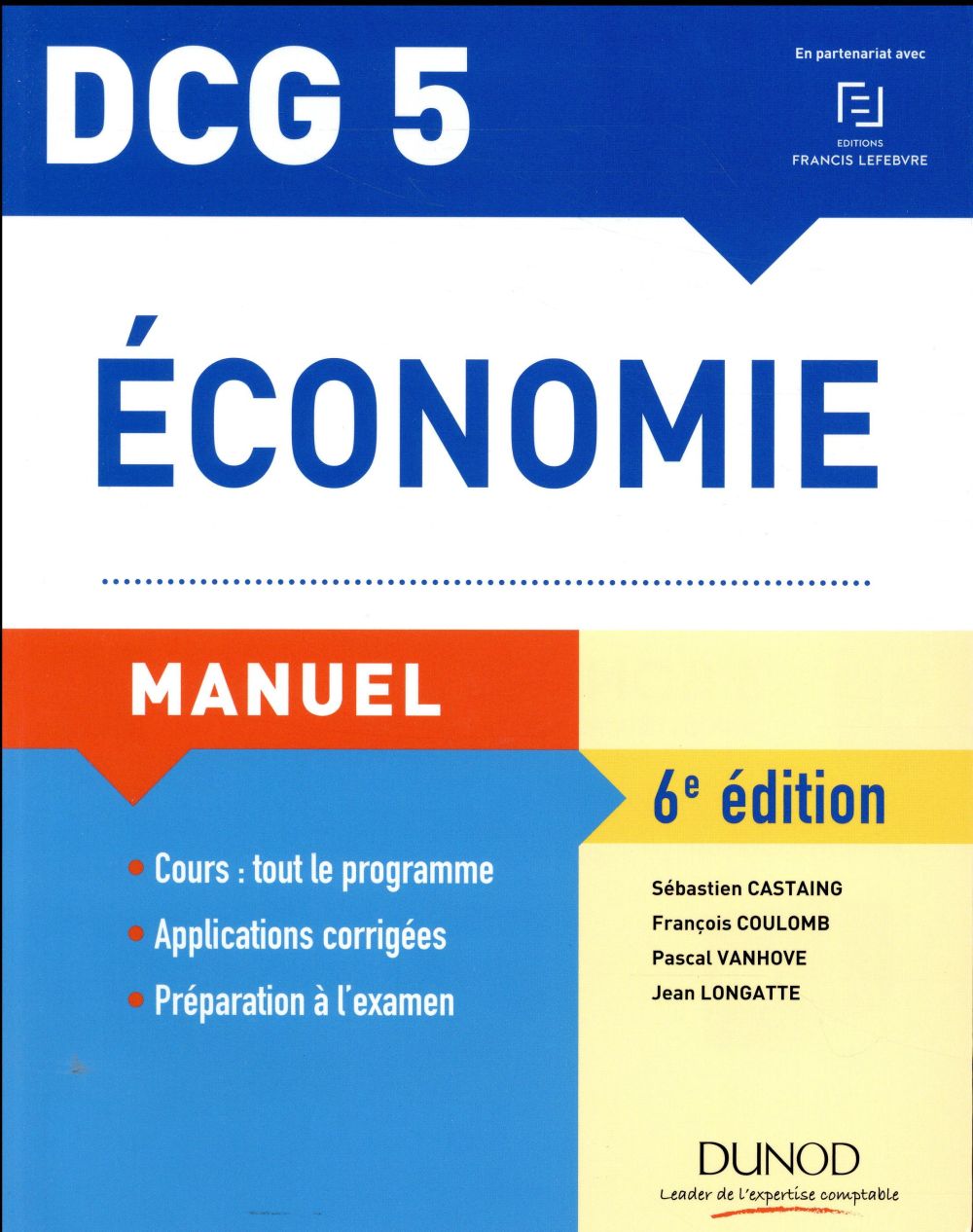 DCG 5 économie ; manuel et applications