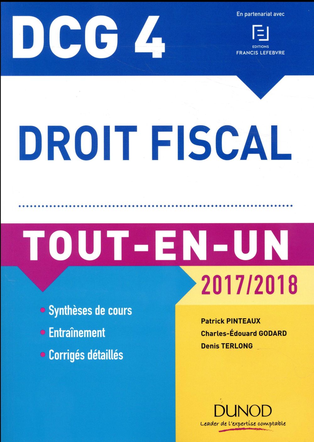 DCG 4 ; droit fiscal ; tout-en-un (édition 2017/2018)