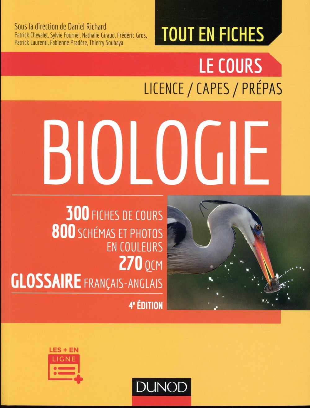 Biologie ; tout le cours en fiches (4e édition)