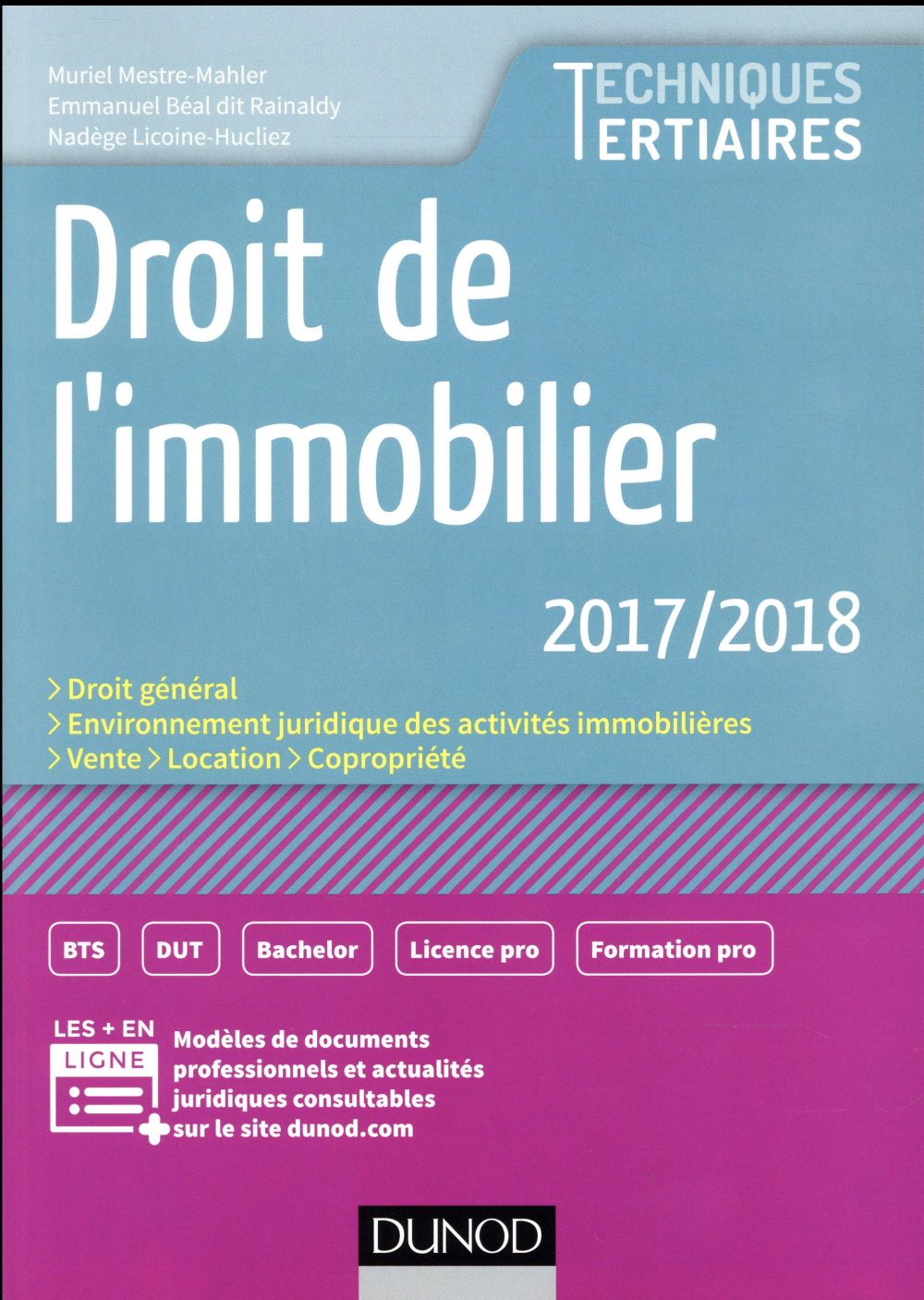 Droit de l'immobilier (édition 2017/2018)