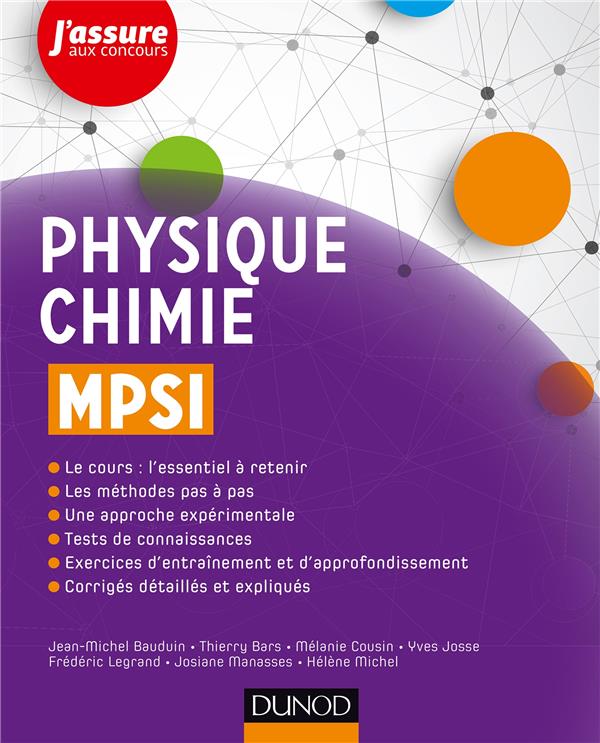 Physique-chimie ; MPSI