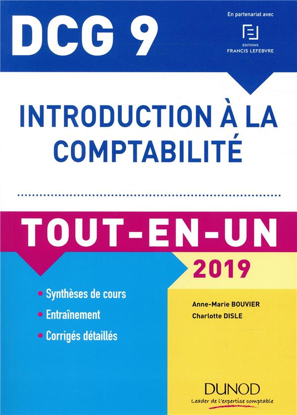 DCG 9 - introduction a la comptabilité 2019 tout-en-un (édition 2019)