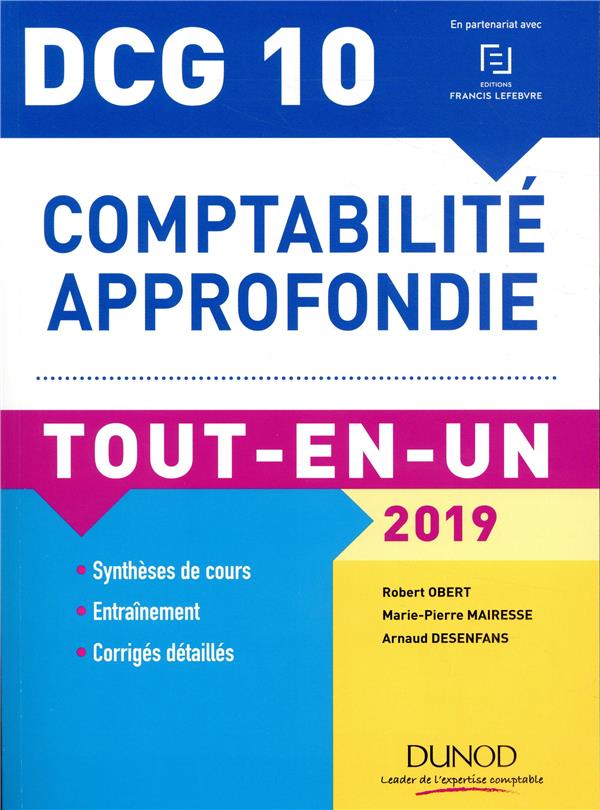 DCG 10 - comptabilité approfondie tout-en-un (édition 2019)