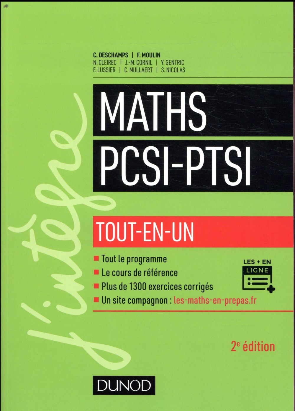 Mathématiques tout-en-un PCSI-PTSI (2e édition)