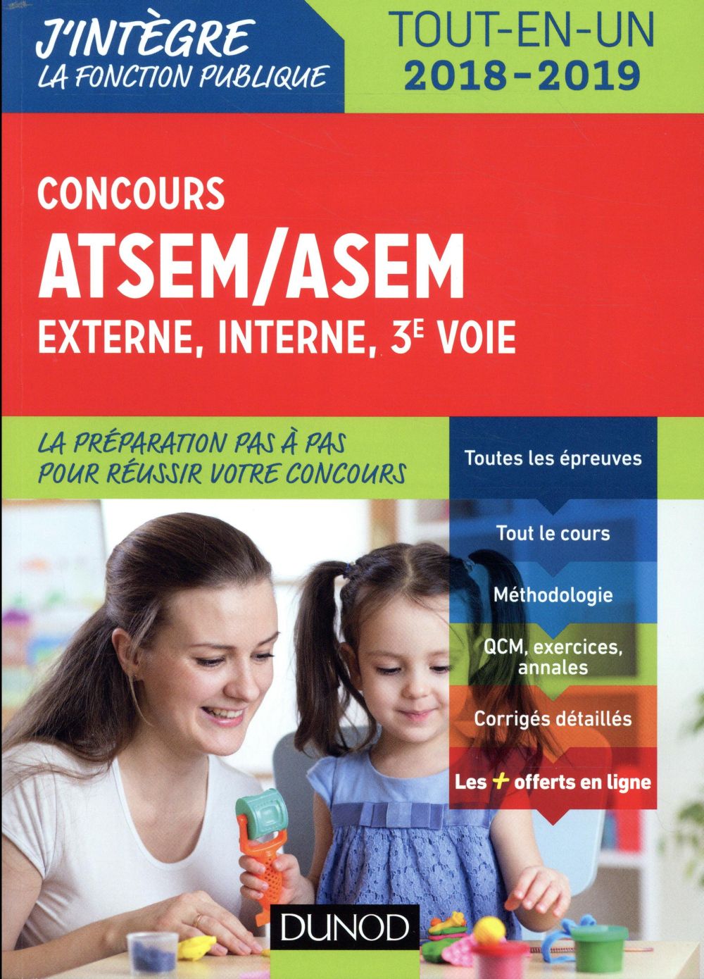 Concours ATSEM/ASEM ; interne et 3e voie, ville de Paris (édition 2018/2019)