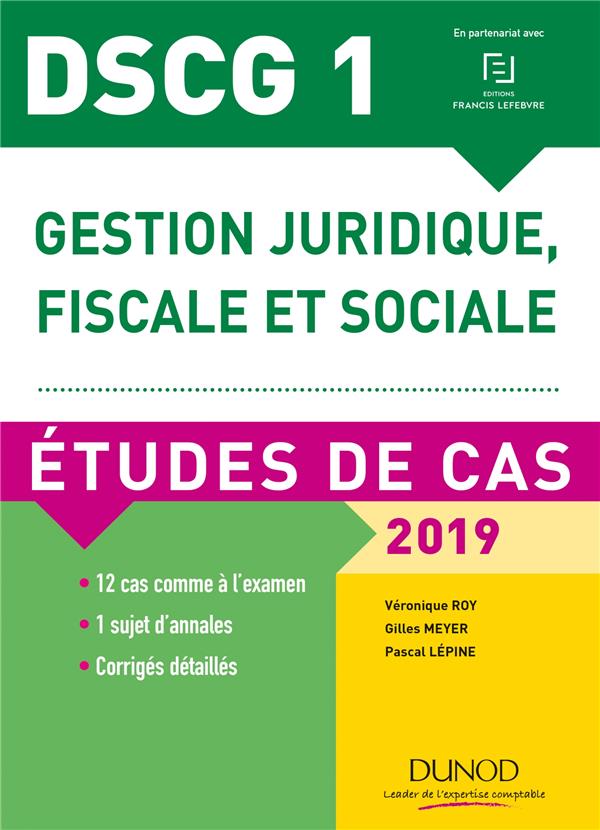 Gestion juridique, fiscale et sociale (édition 2018/2019)