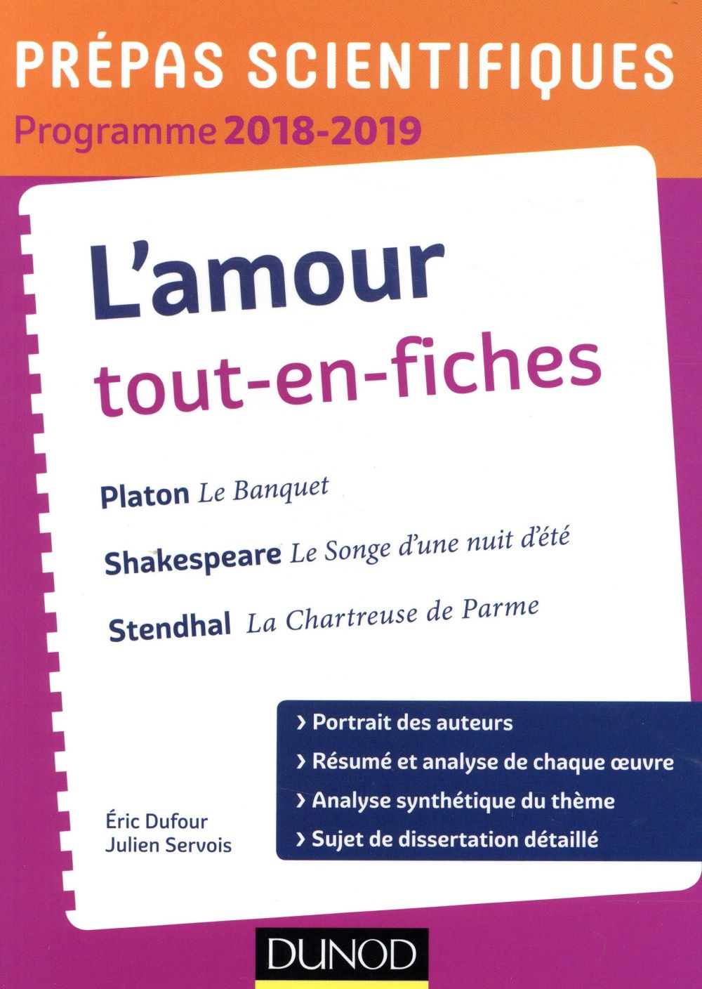 L'amour tout-en-fiches ; prépas scientifiques 2018-2019 (édition 2018/2019)