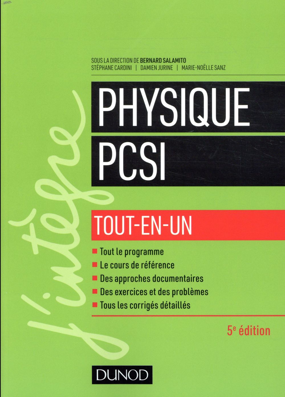 Physique ; PCSI ; tout-en-un (5e édition)
