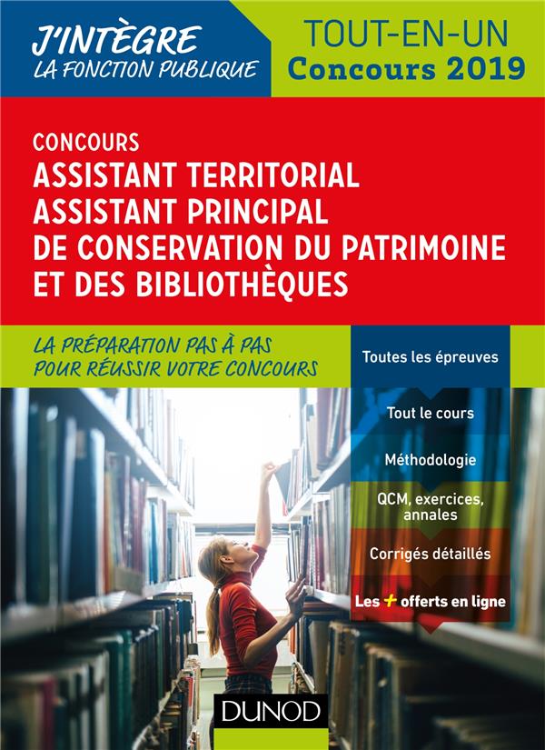 Concours assistant territorial et principal de conservation du patrimoine et des bibliothèques