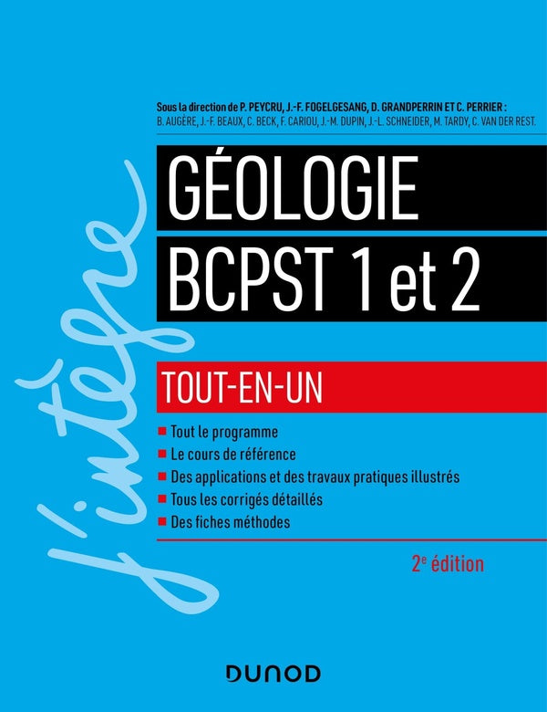 Géologie tout-en-un BCPST 1re et 2e années (2e édition)