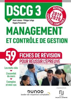 DSCG 3 ; management et contrôle de gestion ; 59 fiches de révision pour réussir l'épreuve (édition 2019/2020)