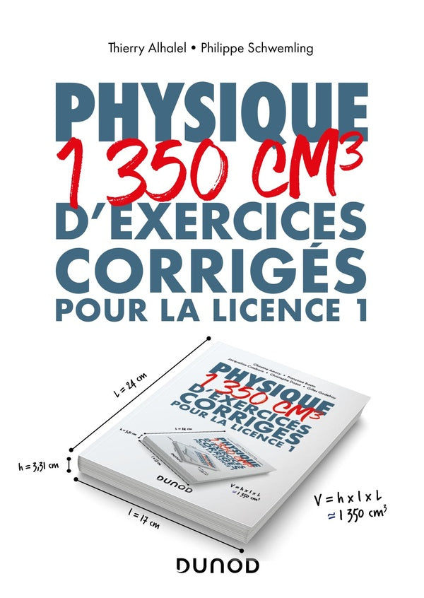 Physique ; 1350 cm3 d'exercices corrigés pour la Licence 1