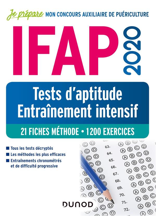 Je prépare : IFAP 2020 ; tests d'aptitude, entraînement intensif