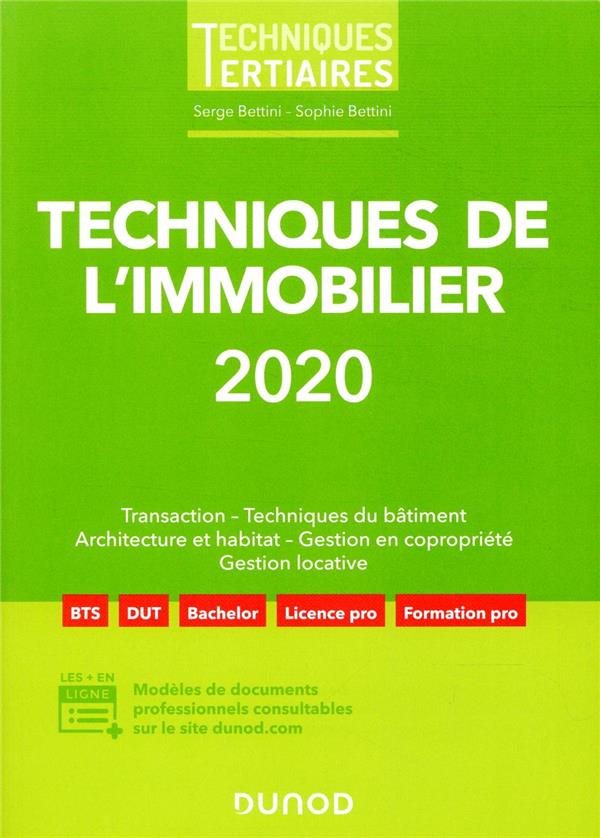 Techniques de l'immobilier 2020 (édition 2020)