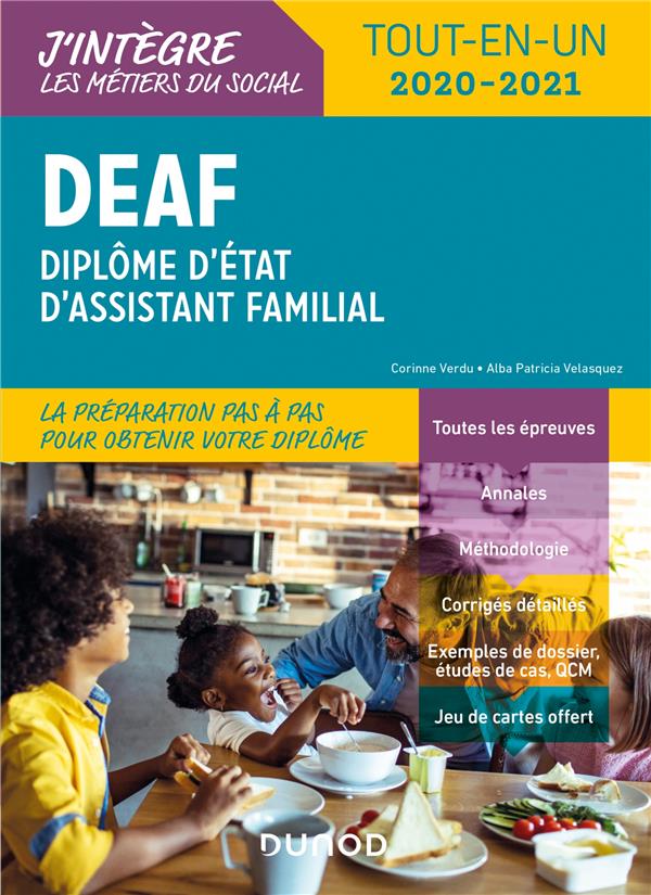 DEAF ; diplôme d'Etat d'assistant familial ; tout-en-un (édition 2020/2021)