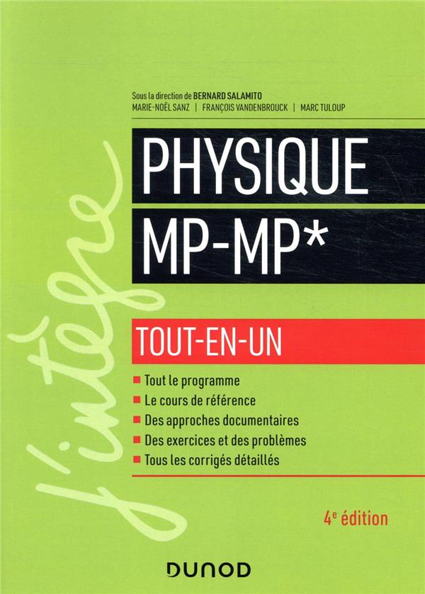 Physique MP-MP* ; tout-en-un (4e édition)