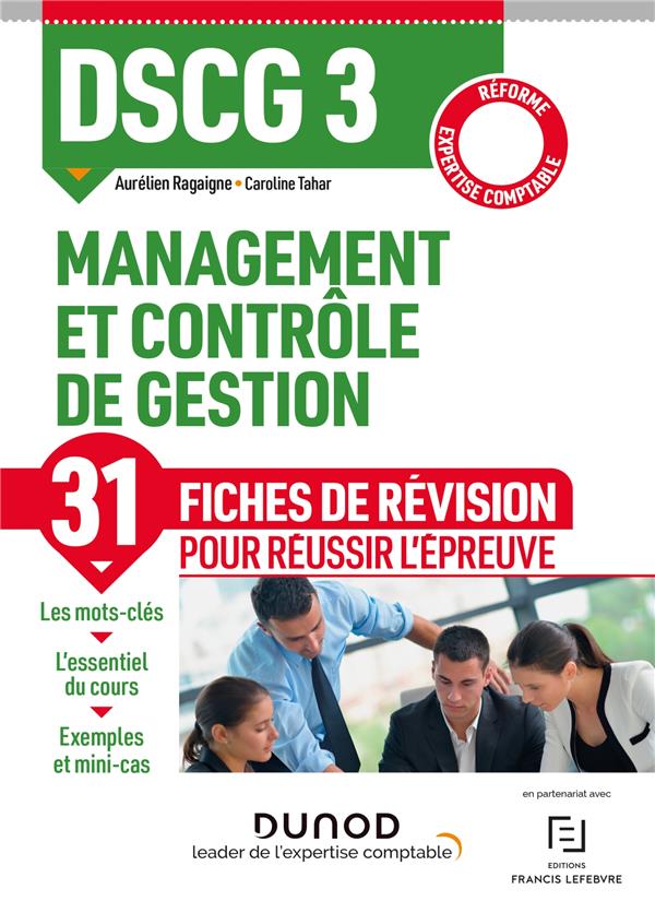 DSCG 3 ; management et contrôle de gestion ; 31 fiches de révision pour réussir l'épreuve