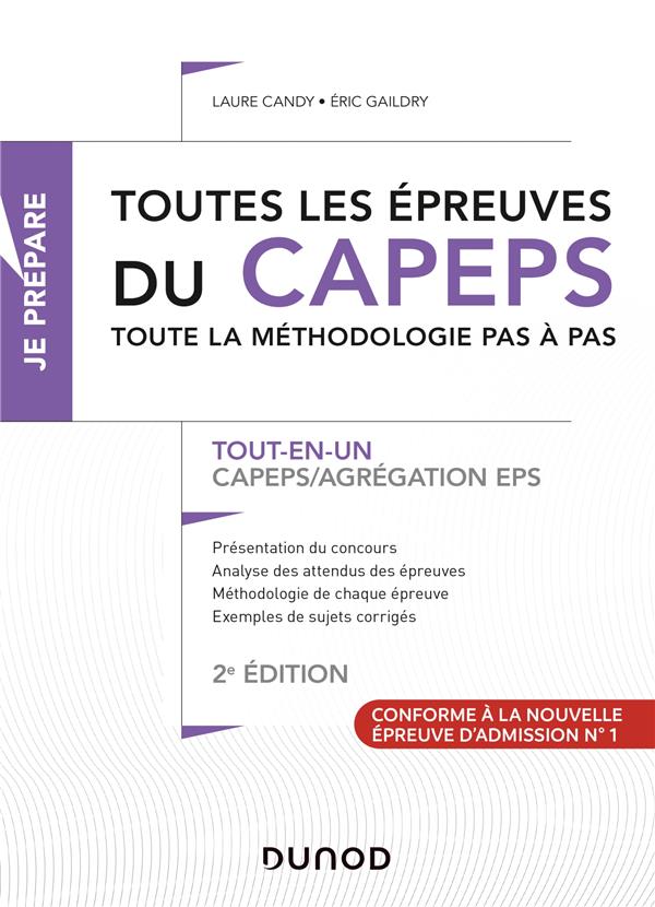 Je prépare : toutes les épreuves du Capeps et de l'agrégation d'EPS ; tout-en-un (2e édition)