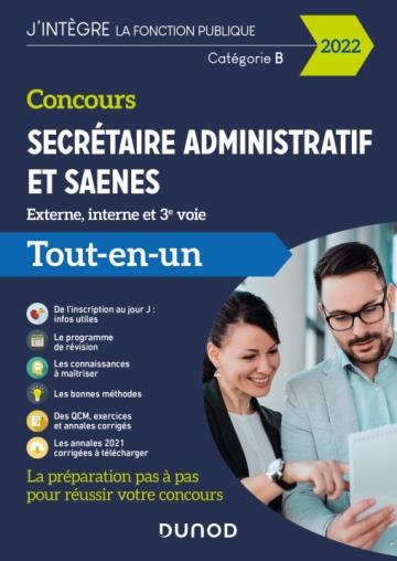 Concours secrétaire administratif et SAENES : tout-en-un (édition 2022)