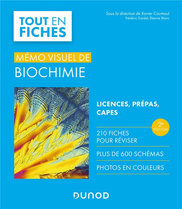 Mémo visuel de biochimie ; licence / prépas / CAPES (2e édition)