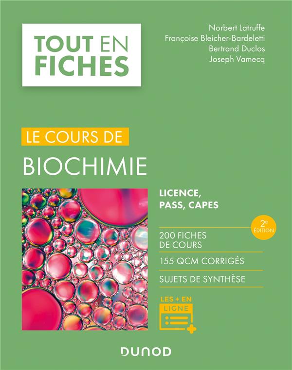 Le cours de biochimie (2e édition)