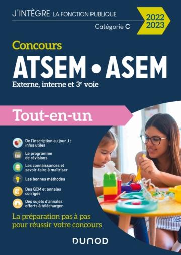Concours ATSEM/ASEM ; externe, interne et 3e voie (édition 2022/2023)
