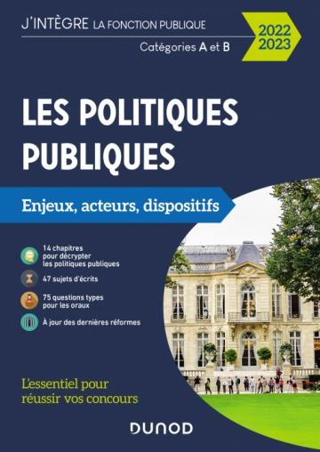 Les politiques publiques ; catégories A et B ; enjeux, acteurs, dispositifs (édition 2022/2023)