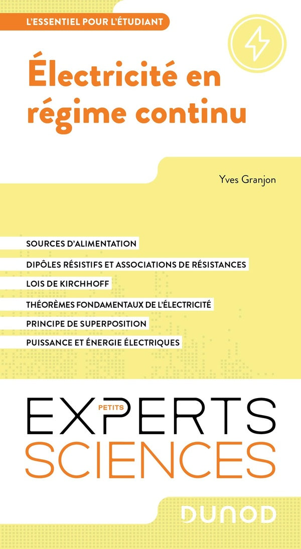 électricité en régime continu : l'essentiel pour l'étudiant