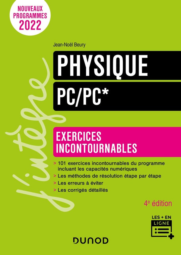 Physique ; PC/PC* ; exercices incontournables (4e édition)