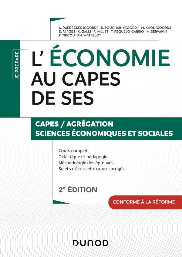 Je prépare : l'économie au CAPES de sciences économiques et sociales (2e édition)