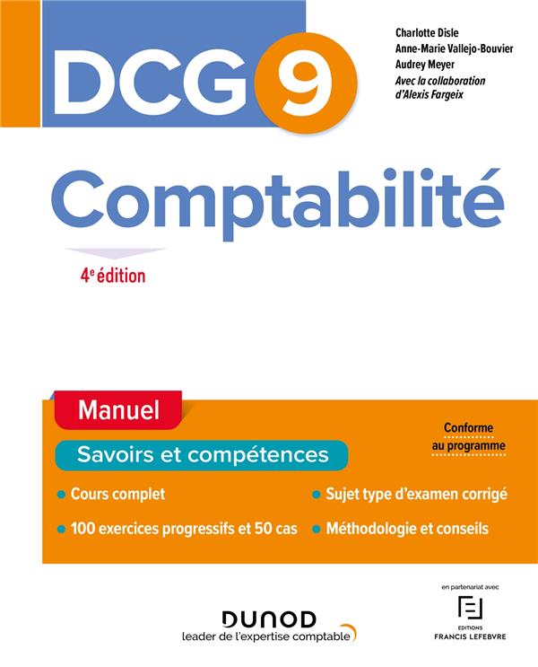 DCG 9 : comptabilité ; manuel (4e édition)