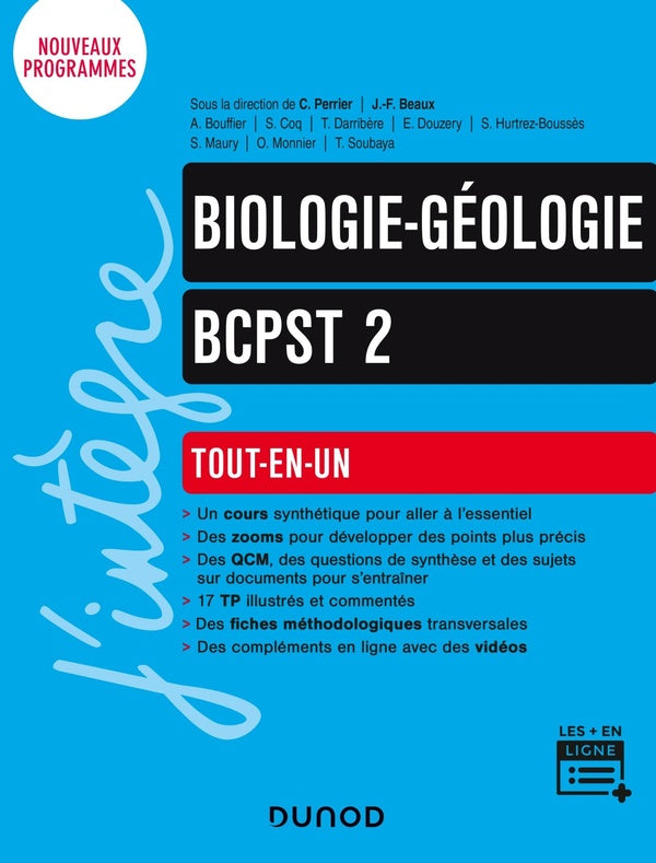 Biologie-géologie ; BCPST 2e année ; tout-en-un