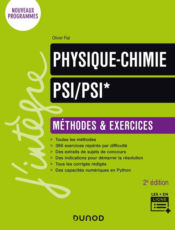 Physique-chimie ; PSI/PSI* ; méthodes et exercices (2e édition)