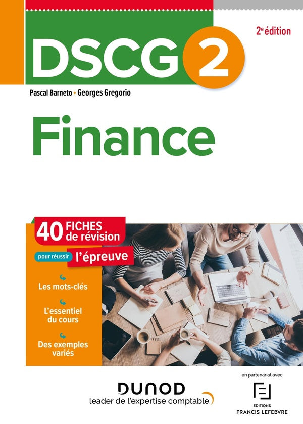 DSCG 2 : finance ; 40 fiches de révision (édition 2022/2023)