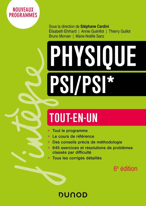 Physique ; PSI/PSI* ; tout-en-un (6e édition)
