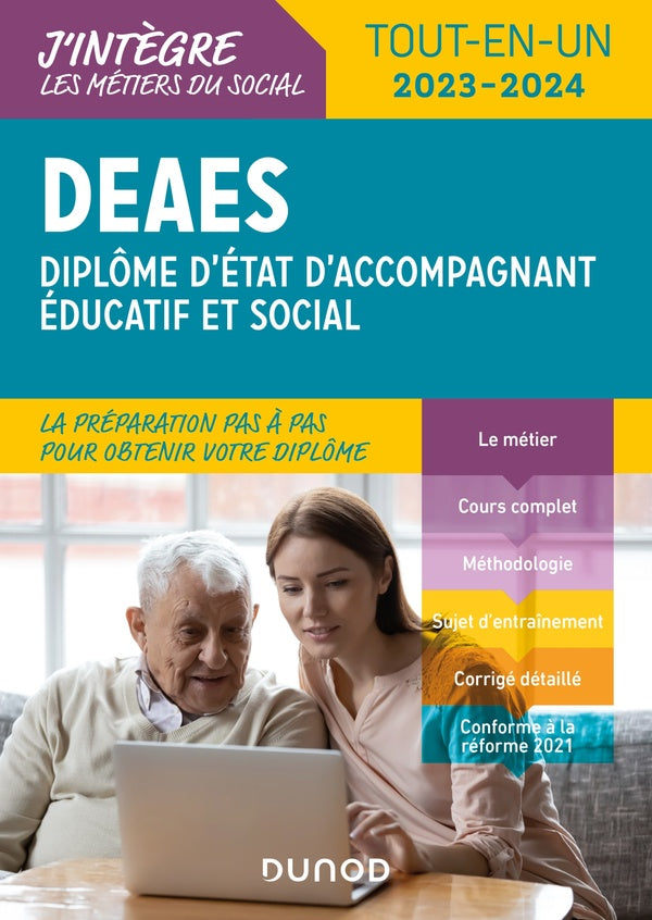 DEAES, diplôme d'Etat d'accompagnant éducatif et social ; tout-en-un (édition 2023/2024)
