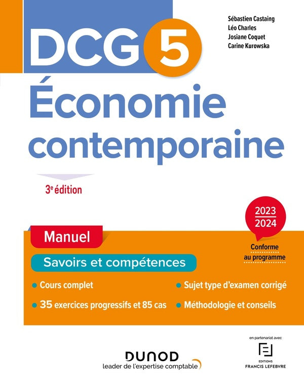 DCG 5 : économie contemporaine ; manuel (édition 2023/2024)