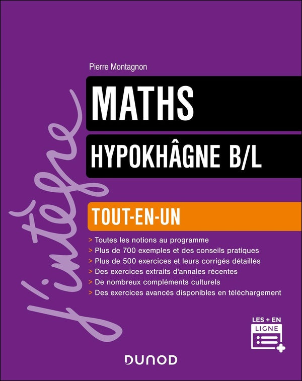 Maths ; Hypokhâgne B/L ; Tout-en-un