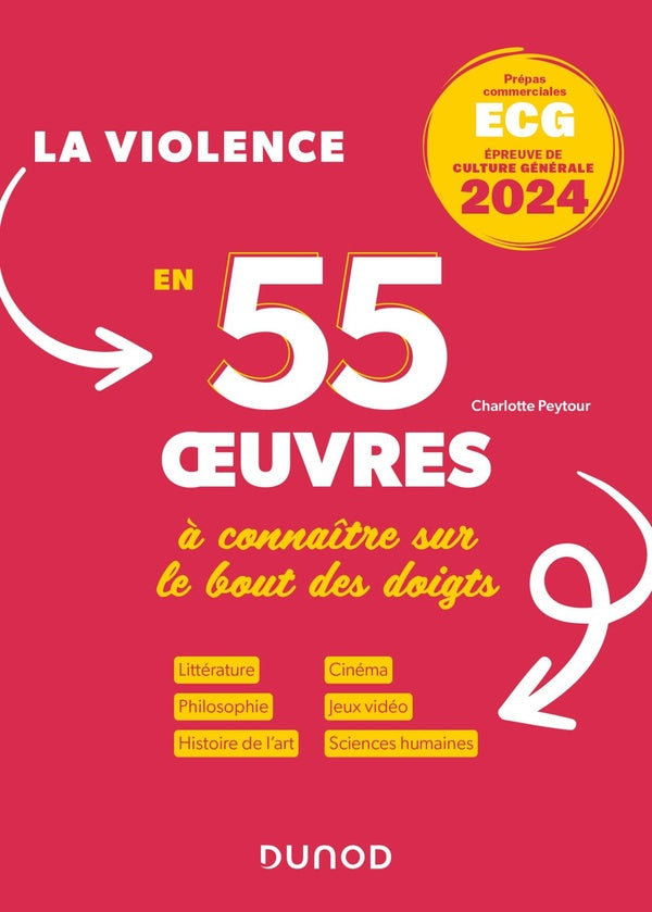 Thème de culture générale : la violence en 55 oeuvres à connaître sur le bout des doigts ; ECG (édition 2024)