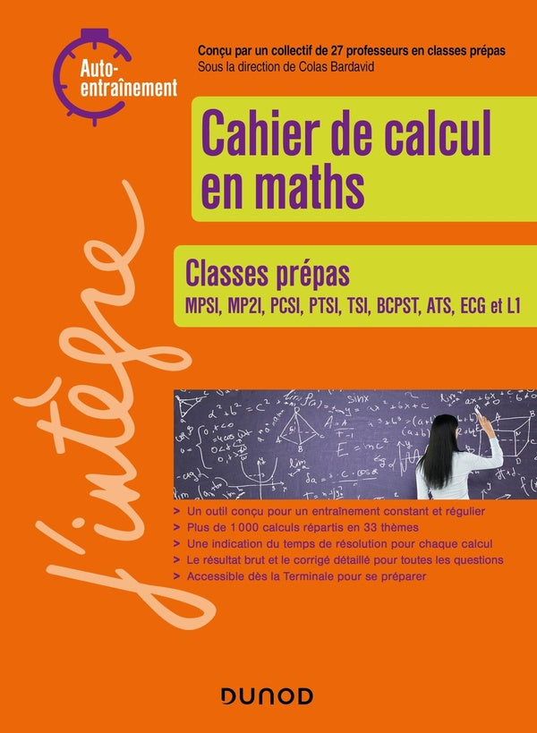 Cahier de calcul en maths : classes prépas