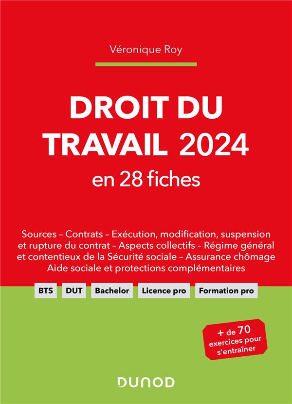 Droit du travail en 28 fiches (édition 2024)