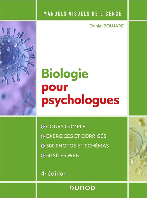 Manuel visuel de biologie pour psychologues (4e édition)