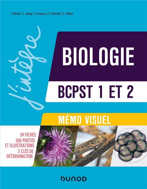 Biologie ; BCPST 1 et 2 ; Mémo visuel (3e édition)