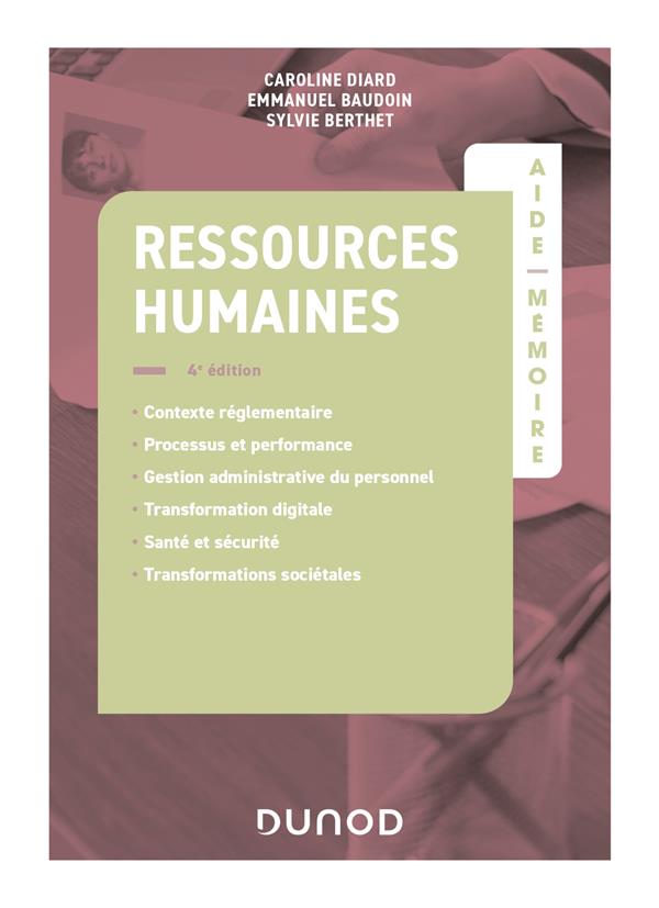 Aide-mémoire : Ressources humaines (4e édition)