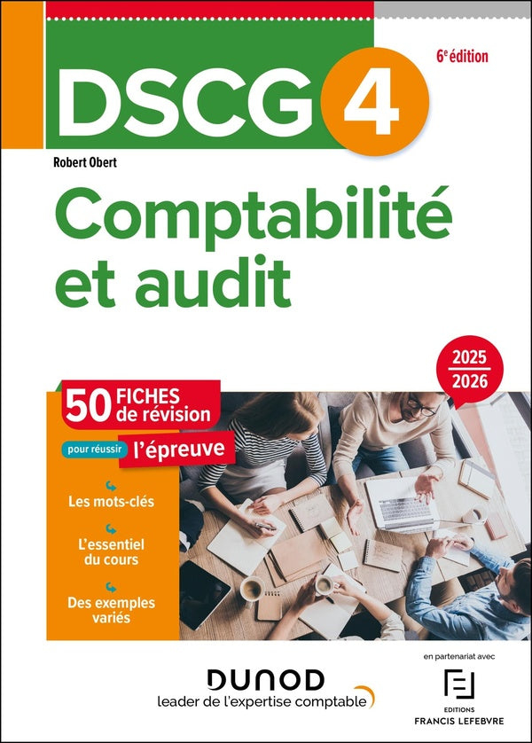 DSCG 4 : Comptabilité et audit ; Fiches de révision (édition 2025/2026)