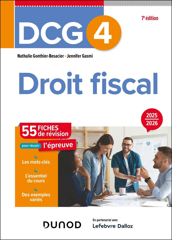 DCG 4 : Droit fiscal ; Fiches de révision (édition 2025/2026)