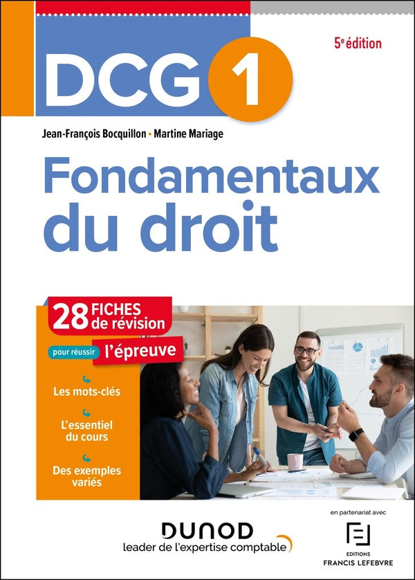 DCG 1 : Fondamentaux du droit ; Fiches de révision (6e édition)