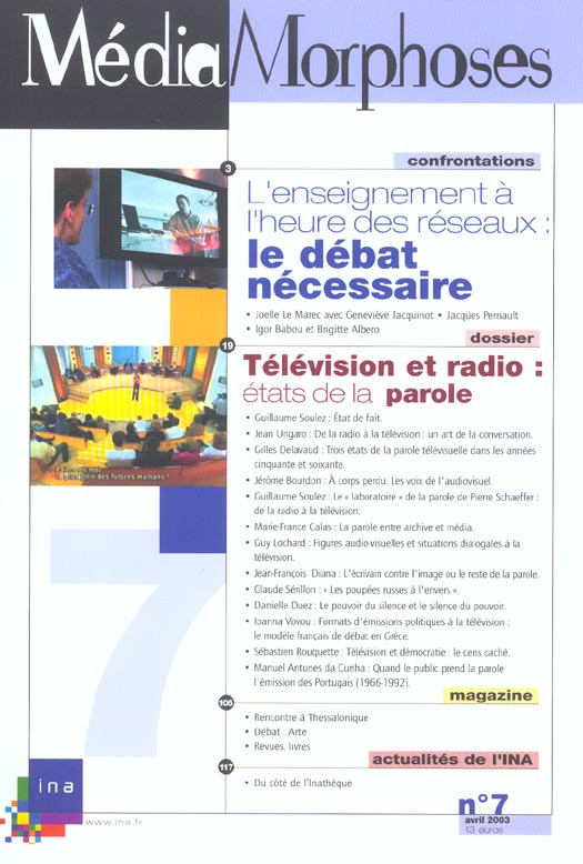 REVUE MEDIAMORPHOSES n.7