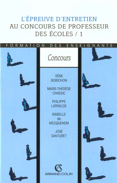 L'epreuve d entretien au concours de professeur des ecoles