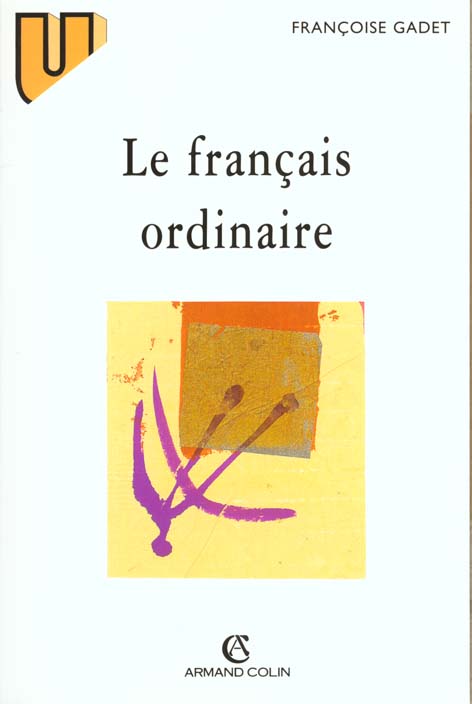 Le français ordinaire